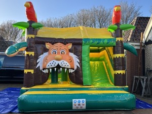 tijger-glijbaan-dak-palmboom-lion-getup-huren-verhuur-joure-sneek-leeuwarden-heerenveen-makkum-friesland-drachten-wolvega