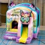 vlinder-glitter-vlindertuin-paars-meisjes-regenboog-klein-glijbaan-springkussen-huren-getup-joure-lemmer-sneek-heerenveen-friesland
