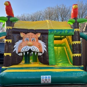tijger-glijbaan-dak-palmboom-lion-getup-huren-verhuur-joure-sneek-leeuwarden-heerenveen-makkum-friesland-drachten-wolvega